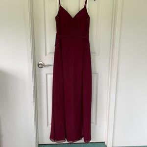 Azazie Cabernet Red Dress